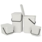 Снимка на Кош за смет за разделно събиране Brabantia Sort&Go 25L, Light Grey