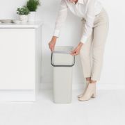 Снимка на Кош за смет за разделно събиране Brabantia Sort&Go 40L, Light Grey