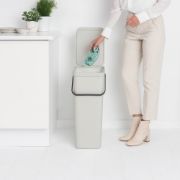 Снимка на Кош за смет за разделно събиране Brabantia Sort&Go 40L, Light Grey