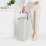 Снимка на Кош за смет за разделно събиране Brabantia Sort&Go 40L, Light Grey