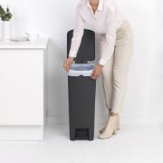 Снимка на Кош за смет с педал Brabantia StepUp 40L, Dark Grey