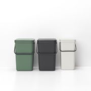 Снимка на Кош за смет за разделно събиране Brabantia Sort&Go 16L, Light Grey