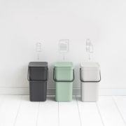 Снимка на Кош за смет за разделно събиране Brabantia Sort&Go 12L, Light Grey