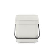 Снимка на Кош за смет за разделно събиране Brabantia Sort&Go 6L, Light Grey
