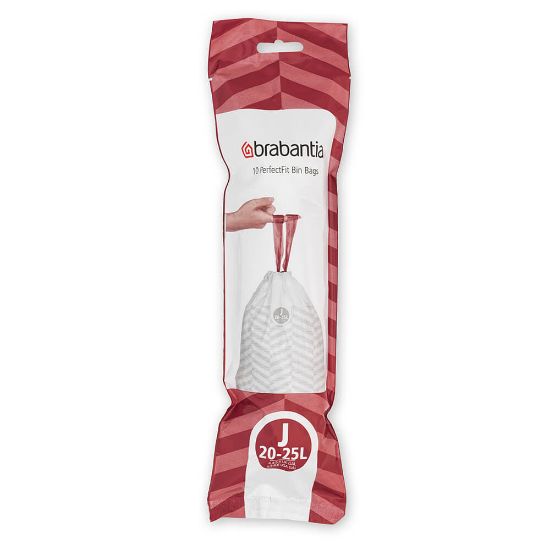 Снимка на Торба за кош Brabantia PerfectFit Sort&Go/Bo размер J, 20-25L, 10 броя, ролка