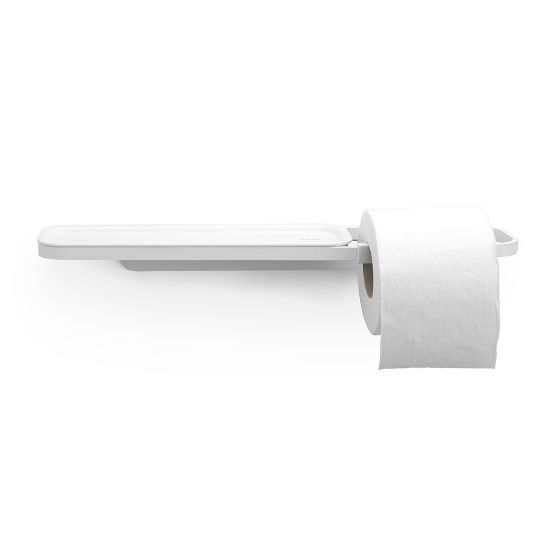Снимка на Държач за тоалетна хартия с рафт Brabantia MindSet Mineral Fresh White