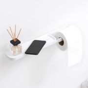 Снимка на Държач за тоалетна хартия с рафт Brabantia MindSet Mineral Fresh White