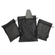 Снимка на Комплект торби за деликатно пране Brabantia Black, 3 броя в два размера