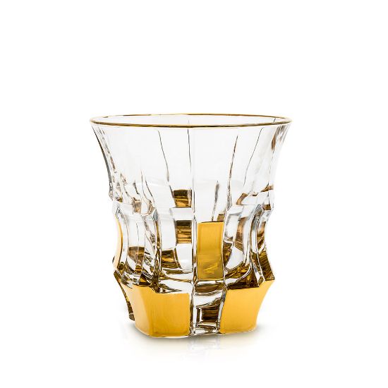 Снимка на Чаша за уиски Bohemia 1845 Cascade Gold 300ml, 6 броя