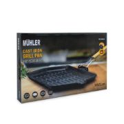 Снимка на Тиган грил Muhler Tika MR-3521CI NEW 35x21cm, чугун