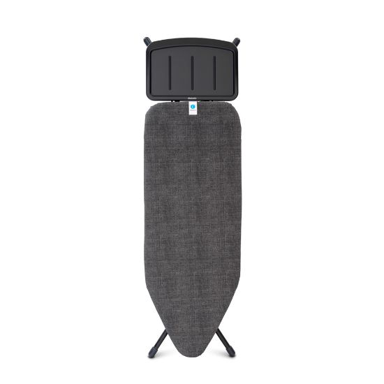 Снимка на Маса за гладене Brabantia C 124x45cm с поставка за парогенератор, Denim Black
