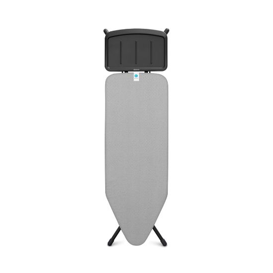 Снимка на Маса за гладене Brabantia C 124x45cm с поставка за парогенератор, Metallised