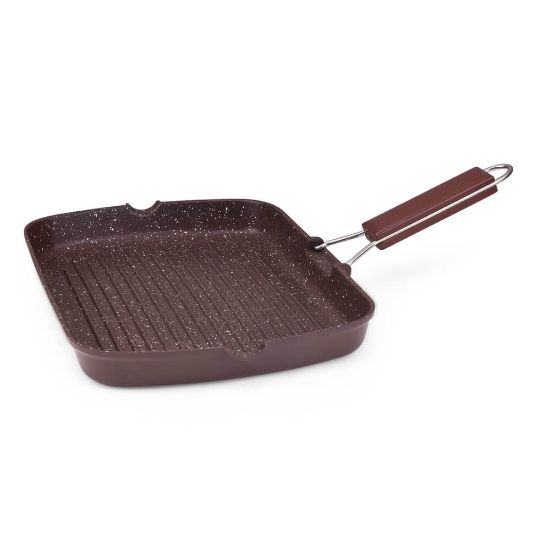 Снимка на Тиган грил Muhler Mia MR-3419M 34x24cm, шоколад