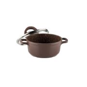 Снимка на Тенджера Muhler Mia MR-1649M 16x7.5cm, 1.2L, шоколад, лят алуминий
