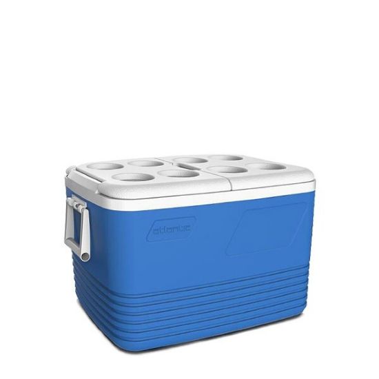 Снимка на Хладилна кутия Atlantic 60L, пасивна, синя, с поставки за чаши