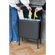 Снимка на Кош за смет Brabantia Bo Touch 3x11L, Confident Grey