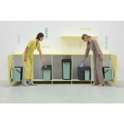 Снимка на Кош за смет за разделно събиране Brabantia Sort&Go 2x30L, Dark Grey & Jade Green