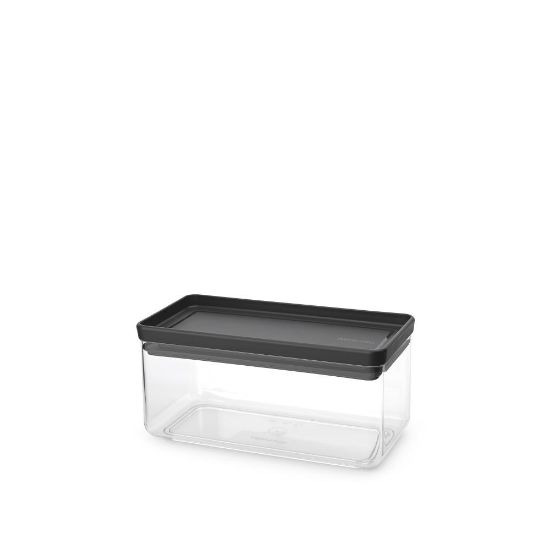 Снимка на Кутия за съхранение на продукти Brabantia Tasty+ Stackable 1.5L, Dark Grey
