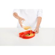 Снимка на Съд за приготвяне на омлет в микровълнова Lekue, полукръг