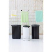 Снимка на Кош за пране Brabantia 60L, Matt Black, пластмасов капак