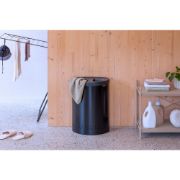 Снимка на Кош за пране Brabantia Selector 55L, Matt Black, пластмасов капак
