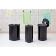 Снимка на Кош за пране Brabantia Selector 55L, Matt Black, пластмасов капак
