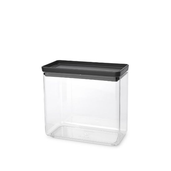 Снимка на Кутия за съхранение на продукти Brabantia Tasty+ Stackable 3.5L, Dark Grey