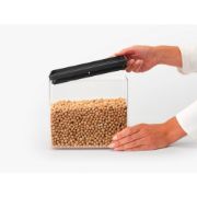 Снимка на Кутия за съхранение на продукти Brabantia Tasty+ Stackable 3.5L, Dark Grey