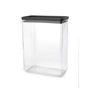 Снимка на Кутия за съхранение на продукти Brabantia Tasty+ Stackable 5.4L, Dark Grey