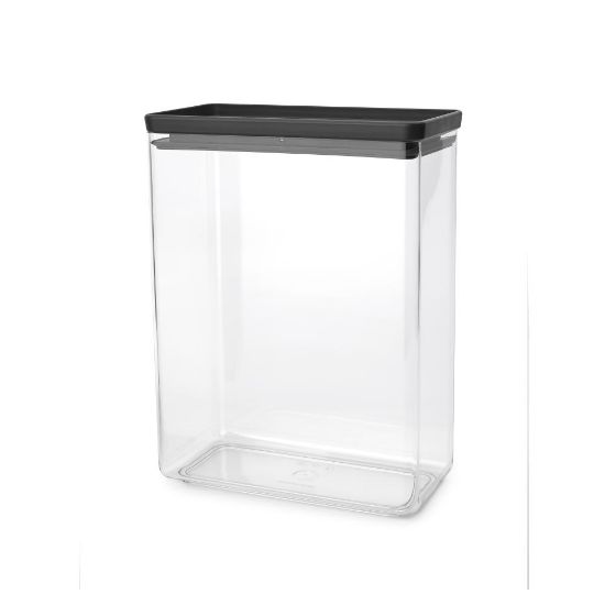 Снимка на Кутия за съхранение на продукти Brabantia Tasty+ Stackable 5.4L, Dark Grey