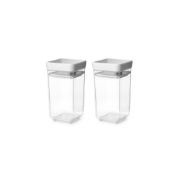 Снимка на Бурканчета за съхранение на подправки комплект Brabantia Tasty+ Stackable 2x0.15L Light Grey