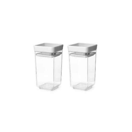 Снимка на Бурканчета за съхранение на подправки комплект Brabantia Tasty+ Stackable 2x0.15L Light Grey
