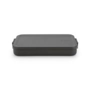 Снимка на Кутия за обяд Brabantia Make&Take 1.1L, Dark Grey, плоска