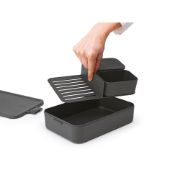 Снимка на Кутия за обяд Brabantia Make&Take 2L, Dark Grey, с разделители