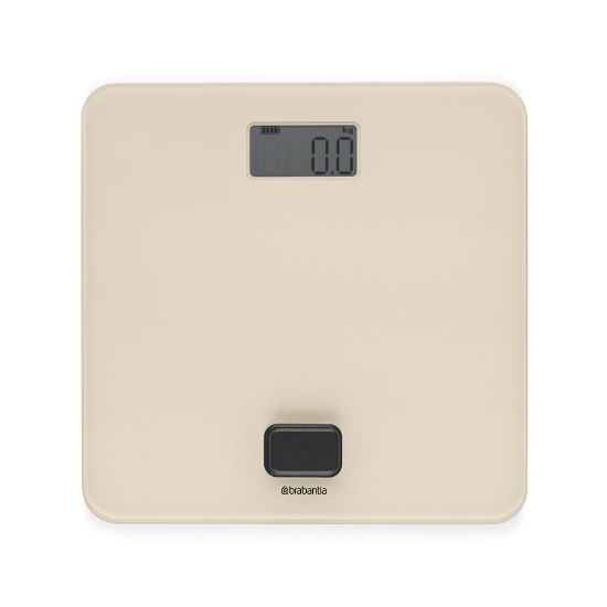 Снимка на Дигитална везна за баня Brabantia ReNew Soft Beige, работа без батерии