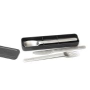 Снимка на Комплект прибори за хранене Brabantia Make&Take 3 части, Dark Grey