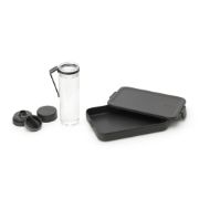 Снимка на Комплект за обяд Brabantia Make&Take 2 части, Dark Grey, бутилка и кутия