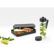 Снимка на Комплект за обяд Brabantia Make&Take 2 части, Dark Grey, бутилка и кутия