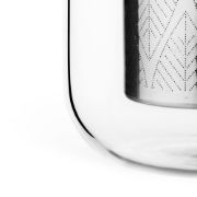 Снимка на Чаша за чай с цедка VIVA Minima 400ml, сиво капаче за запарка