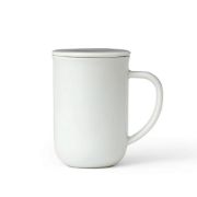 Снимка на Чаша за чай с цедка VIVA Minima Pure White 500ml