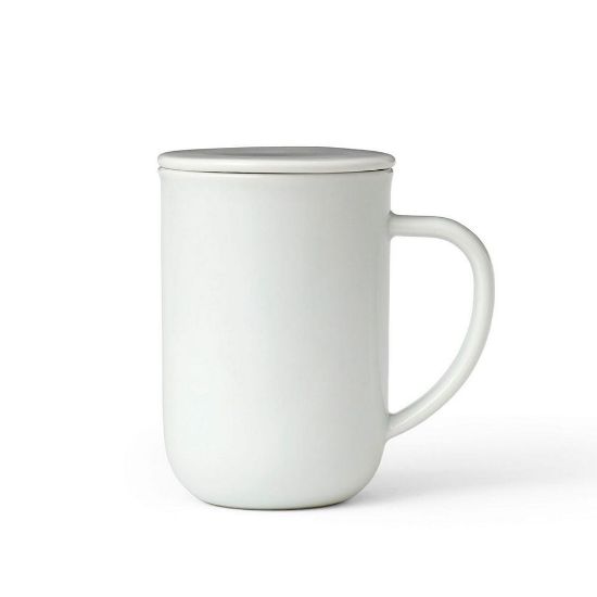 Снимка на Чаша за чай с цедка VIVA Minima Pure White 500ml
