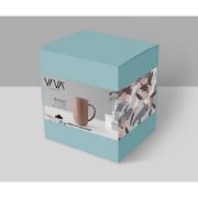 Снимка на Чаша за чай с цедка VIVA Minima Cranberry 500ml