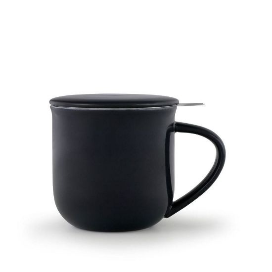 Снимка на Чаша за чай с цедка VIVA Minima Midnight 350ml