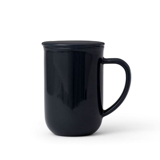 Снимка на Чаша за чай с цедка VIVA Minima Midnight 500ml