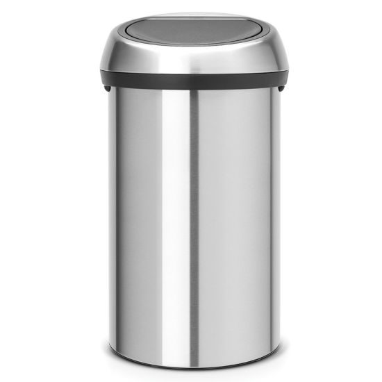 Снимка на Кош за смет Brabantia Touch Bin 60L, Matt Steel Fingerprint Proof