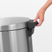 Снимка на Кош за смет с педал Brabantia Silent Twin 2x20L, Matt Steel Fingerprint Proof