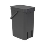 Снимка на Кош за смет за разделно събиране Brabantia Sort&Go 12L, Grey
