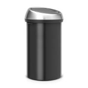 Снимка на Кош за смет Brabantia Touch Bin 60L, Matt Black, FPP капак