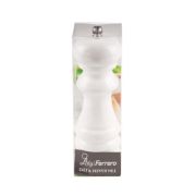 Снимка на Мелничка дървена Luigi Ferrero FR-107BW H16cm, с керамичен диск, бяла