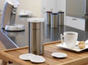 Снимка на Буркан за 18 броя кафе-капсули Brabantia Matt Steel Fingerprint Proof, Grey Lid